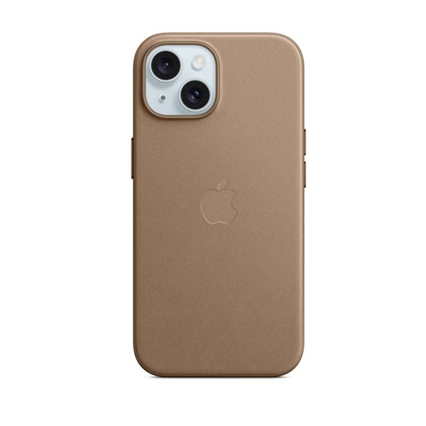 كڤر حماية FineWoven لهاتف iPhone 15 Plus يدعم MagSafe | بني فاتح كڤر حماية FineWoven لهاتف iPhone 15 Plus يدعم MagSafe | بني فاتح